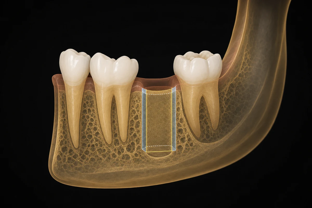 CT scan assessment of jawbone for implant suitability