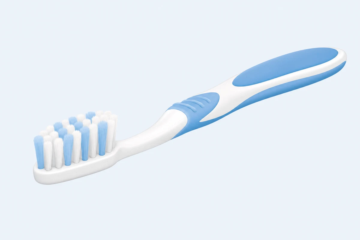 Soft bristled toothbrush